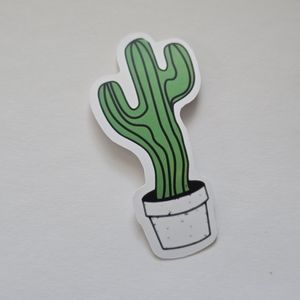 10/$10 Green Cactus Sticker